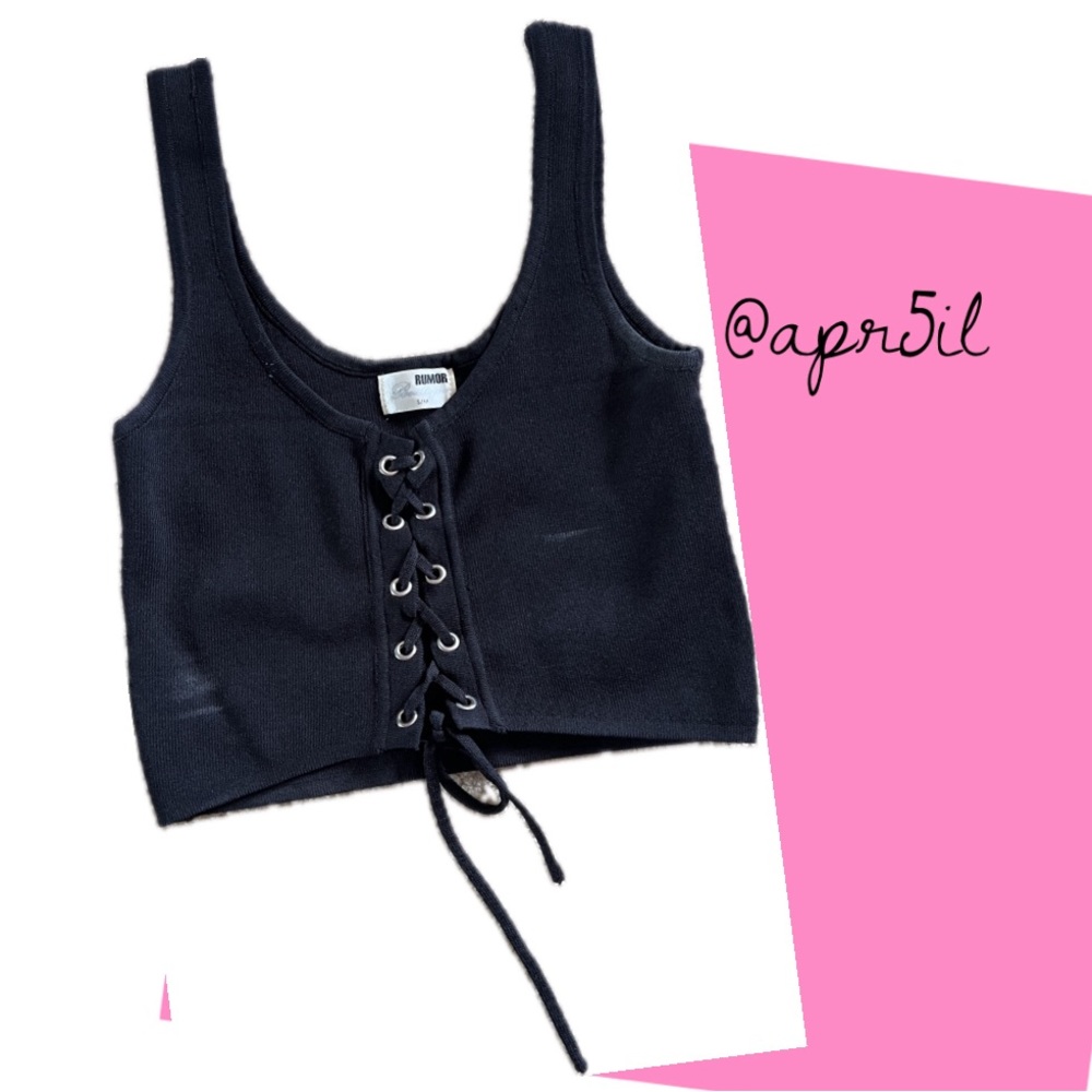 Shoelace Crop Top
